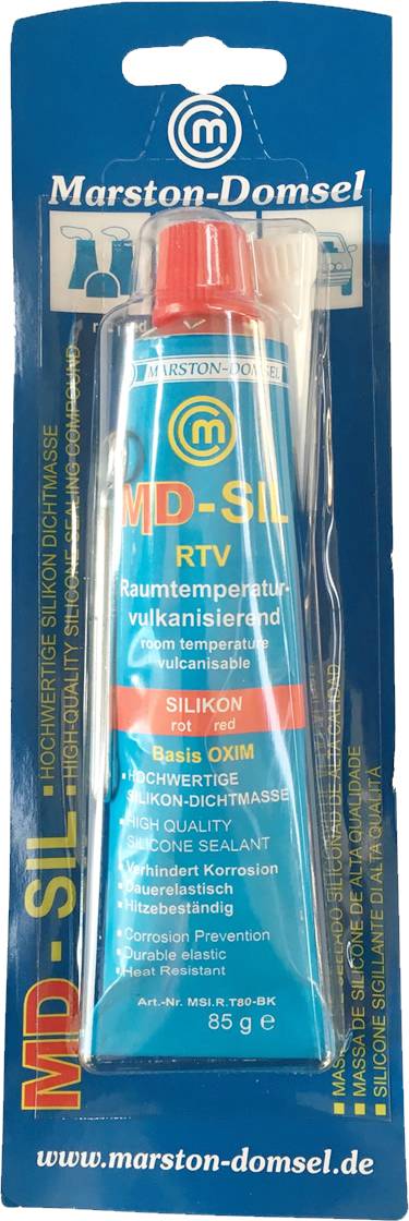 MASSA DE SILICONE EM BISNAGA - VERMELHA 85G