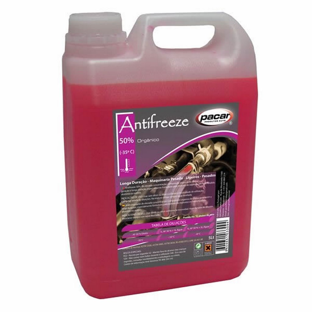 ANTI CONGELANTE 50% PD-U (eq G12) ROSA 5LTS