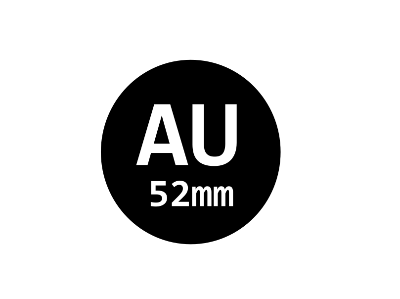 AUTOCOLANTES RESINA 52MM AUDI 4UN