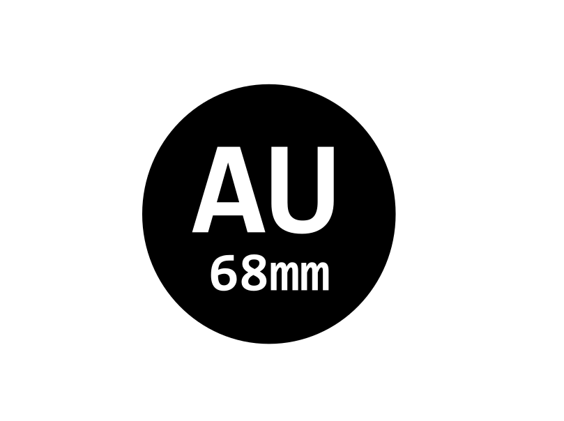 AUTOCOLANTES RESINA 68MM AUDI 4UN