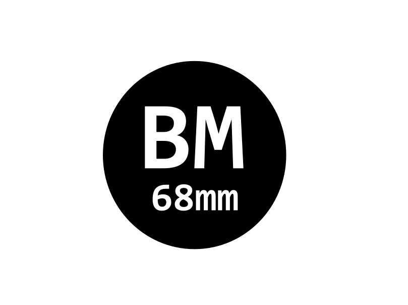 AUTOCOLANTES RESINA 68MM BMW 4UN