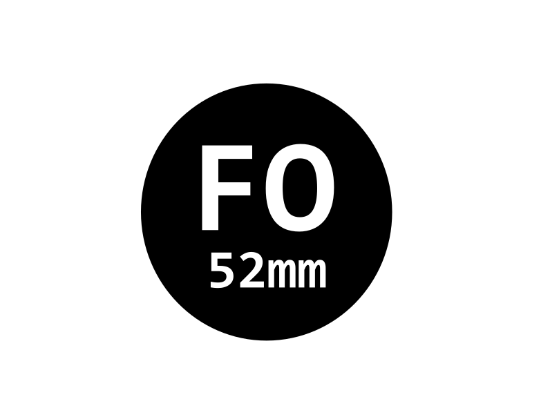 AUTOCOLANTES RESINA 52MM FORD 4UN