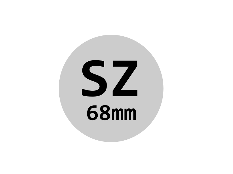CHAPA AUTOCOLANTE 68MM SUZUKI 4UN