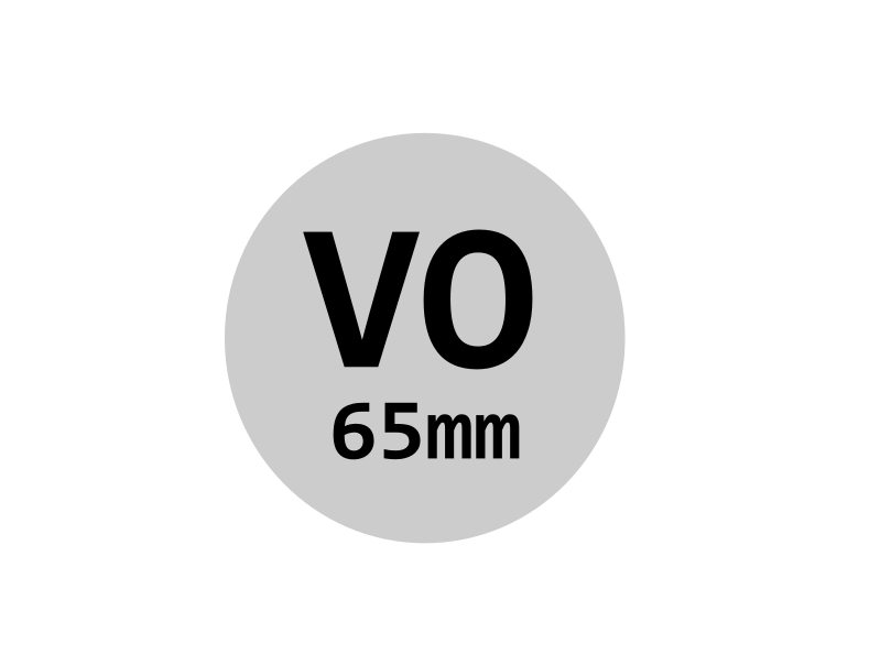 CHAPA AUTOCOLANTE 65MM VOLVO 4UN