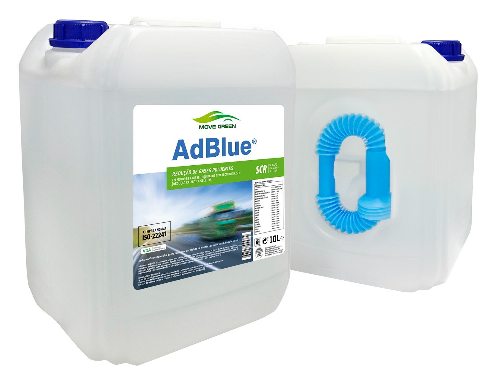 ADBLUE MOVE GREEN 10 LITROS C/ ADAPTADOR