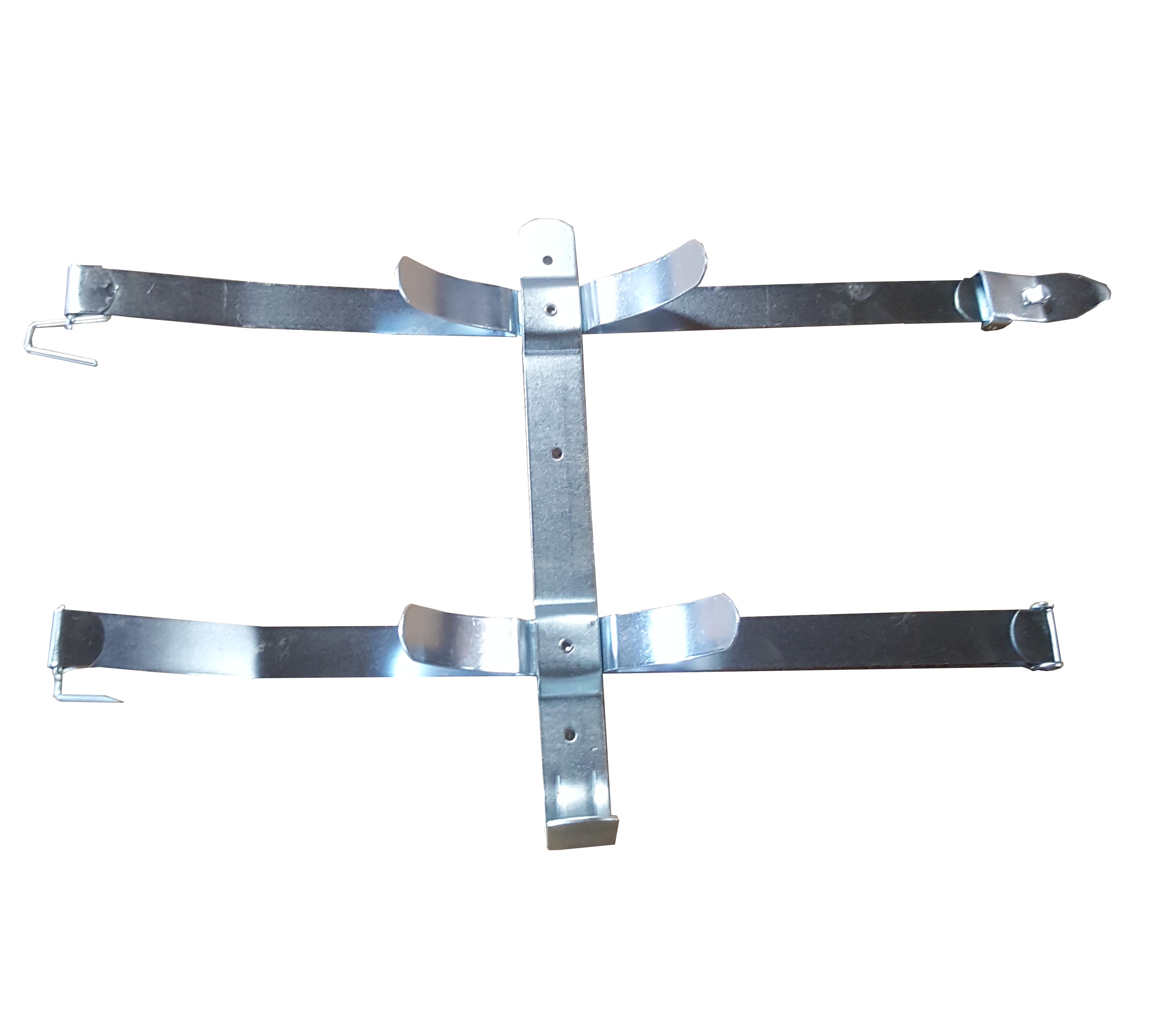 SUPORTE 2 ABRAÇADEIRAS PARA EXTINTOR DE 6KG PO QUIMICO