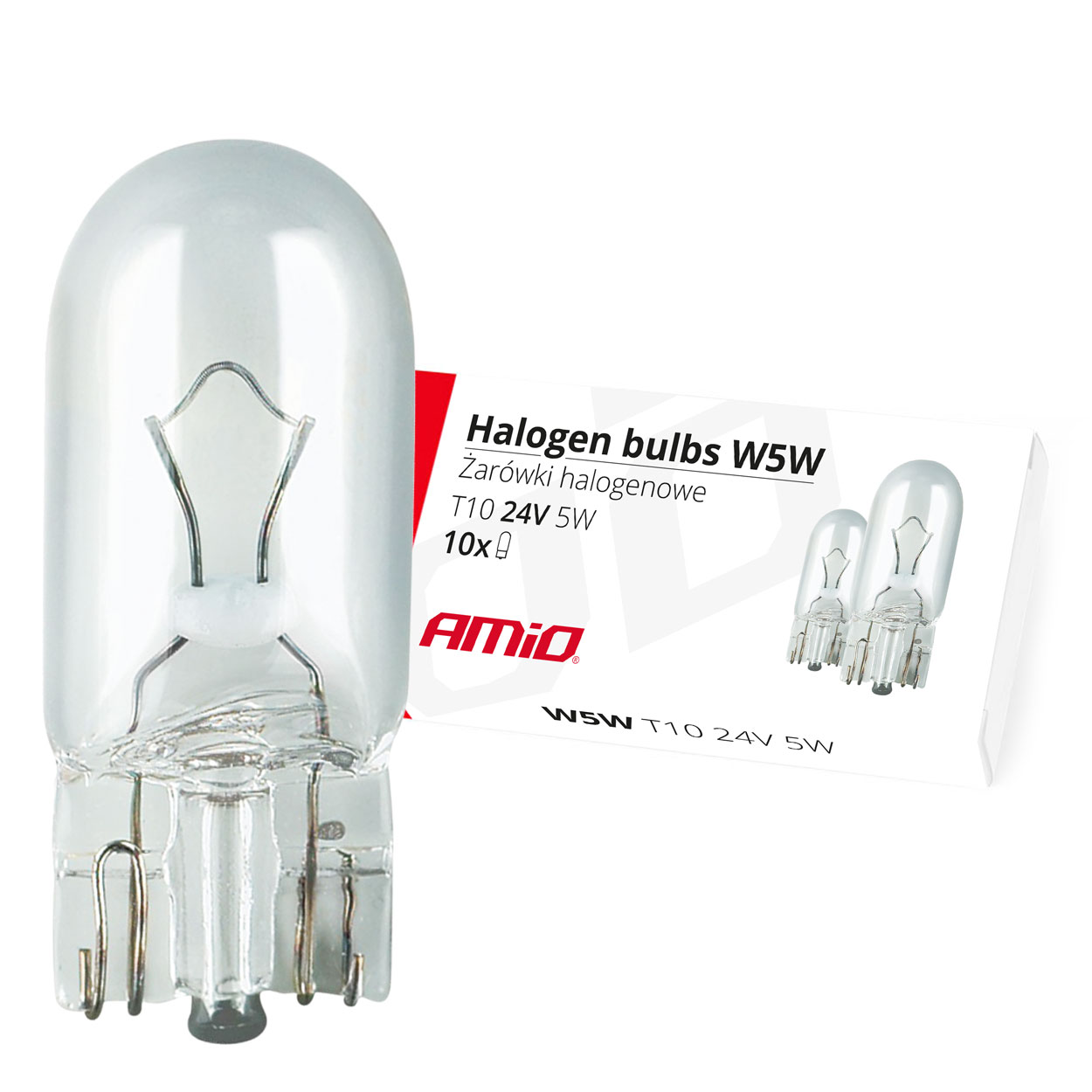 LAMPADAS 24V 5W SEM CASQUILHO CAIXA (10un)