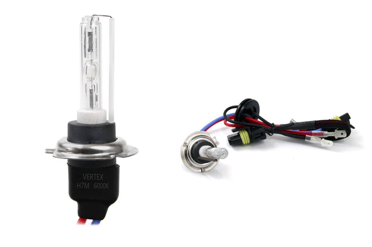 LAMPADA DE XENON H7M 35W 6000K SUPORTE METALICO