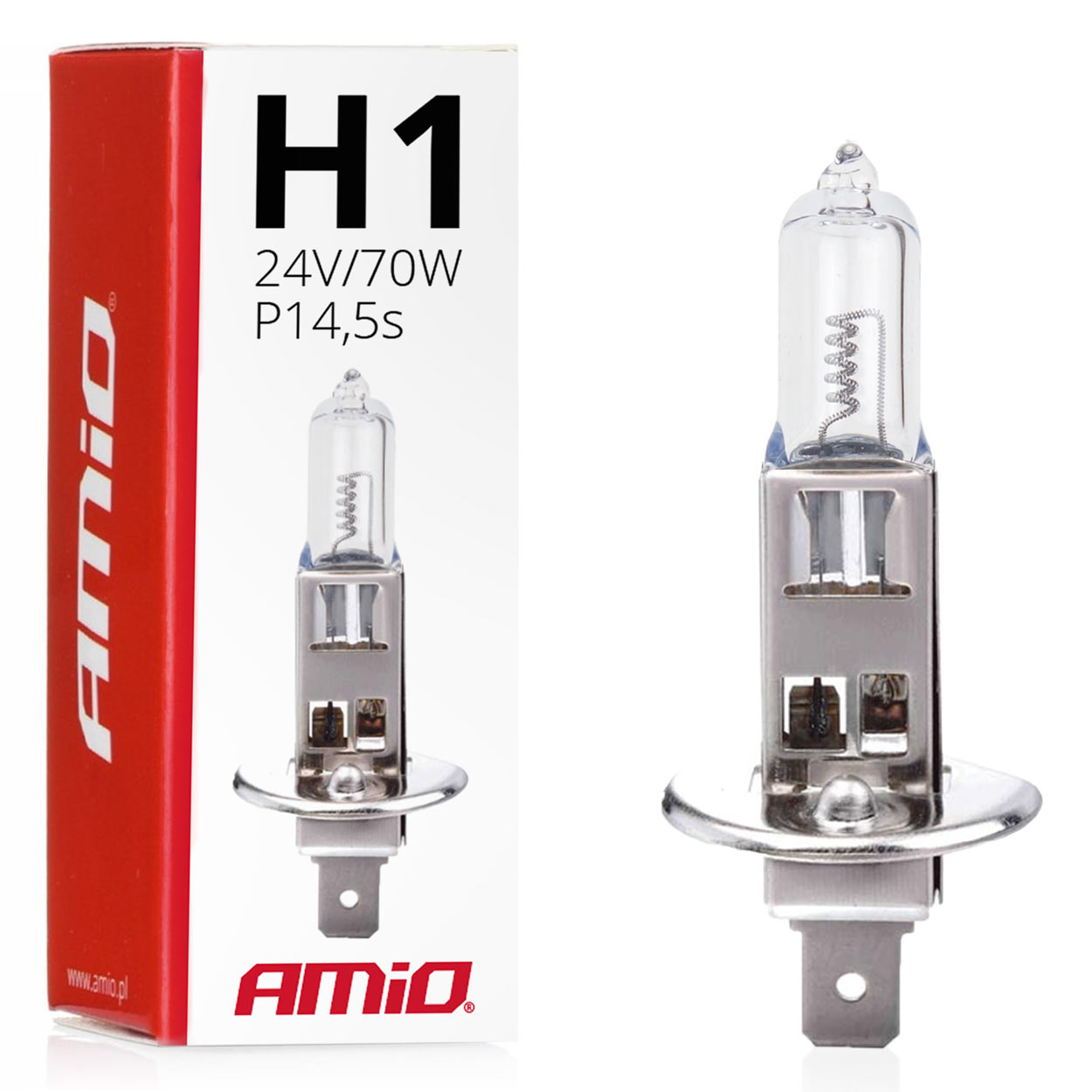 LAMPADA HALOGENIO  H1 24V 70W EM CAIXA