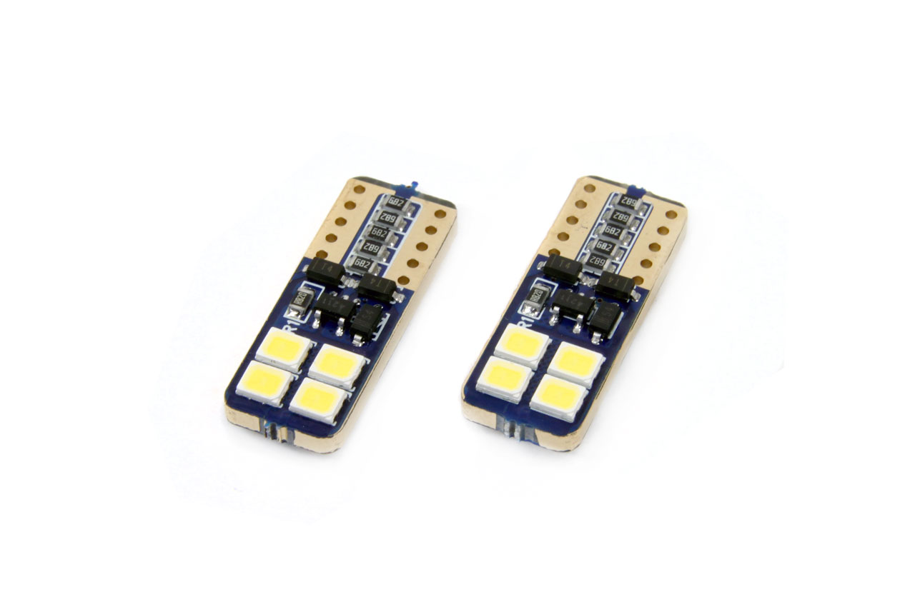 LEDS CANBUS T10   8 SMD W5W  12-24V