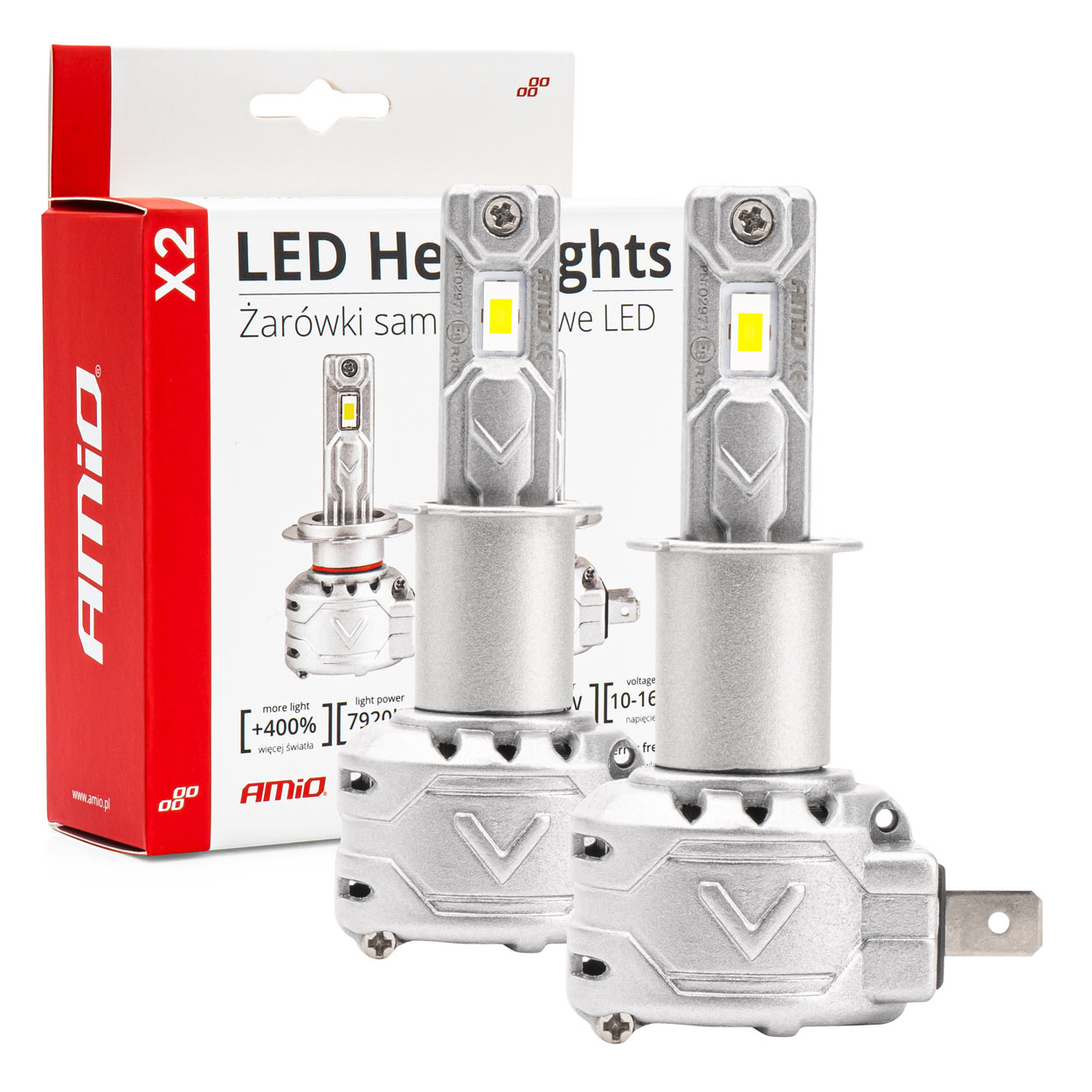 KIT DE LEDS H3X2 CANBUS MINI 72W