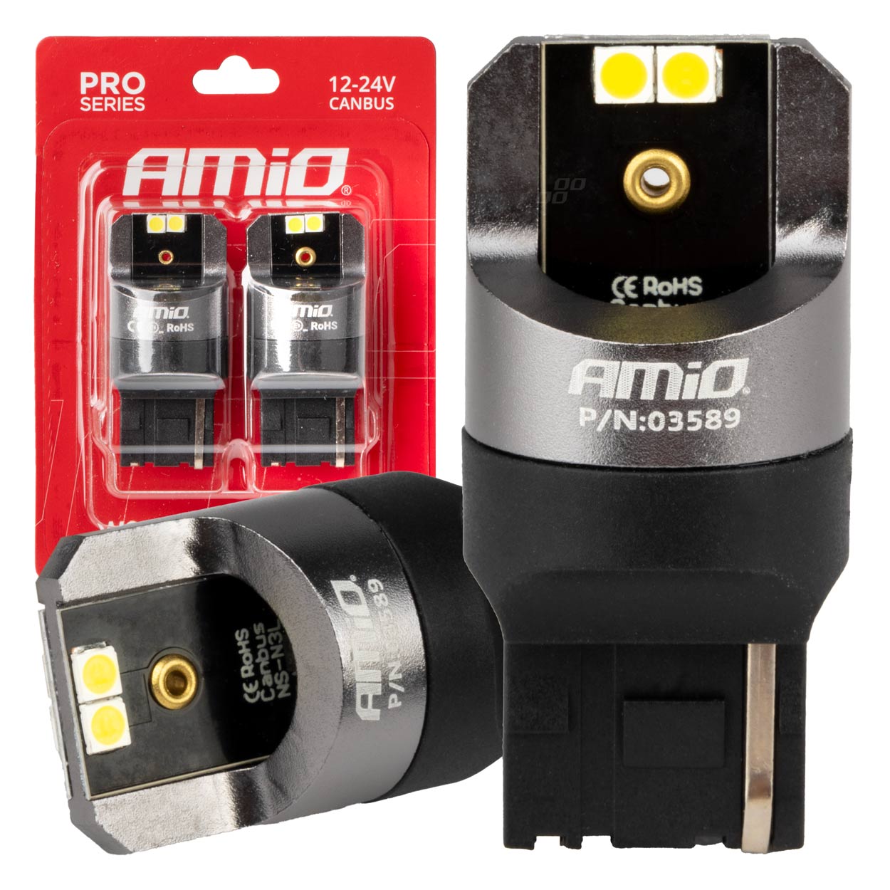 LEDS CANBUS PRO W21W BRANCOS 12/24V