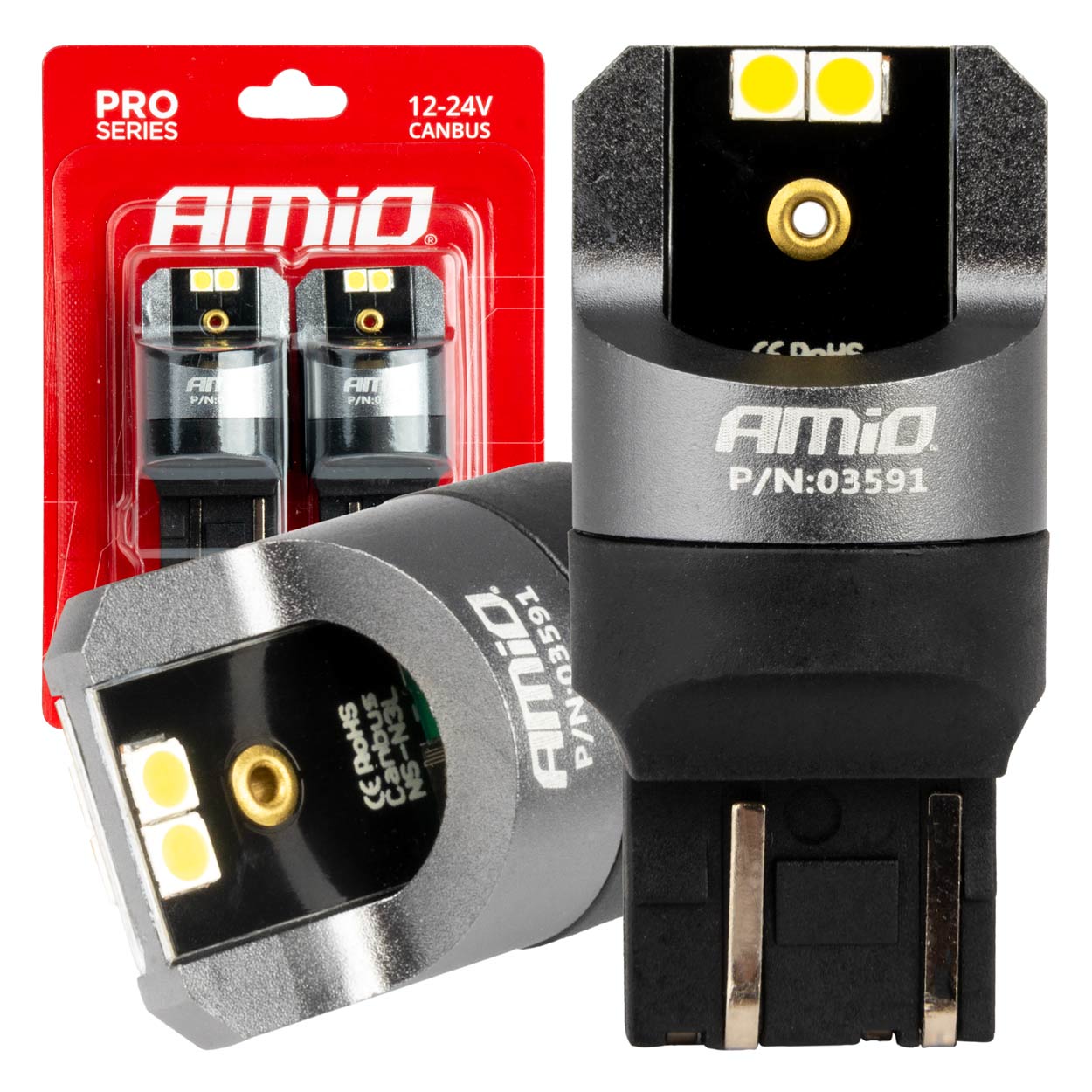 LEDS CANBUS PRO W21/5W BRANCOS 12/24V