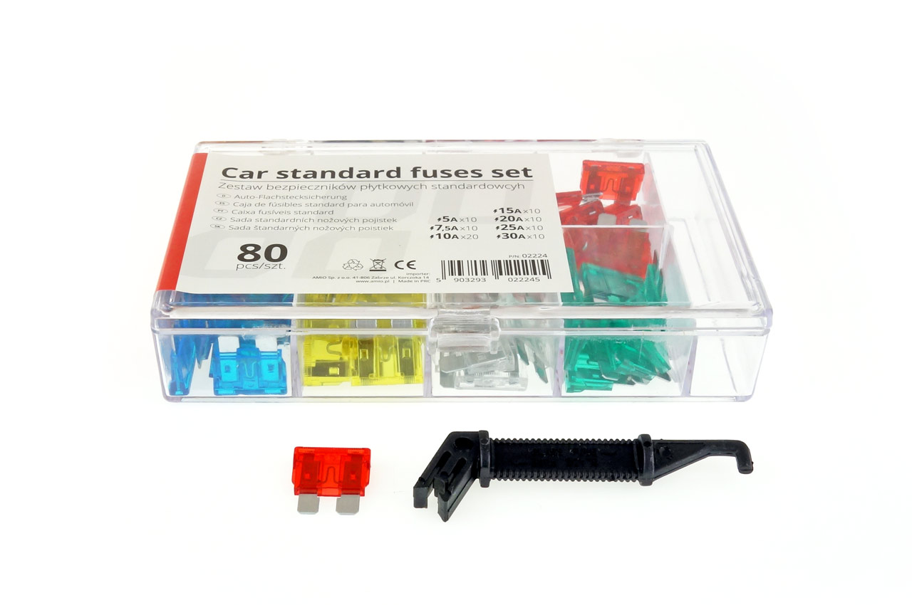 CAIXA DE FUSIVEIS SORTIDOS 80PCS