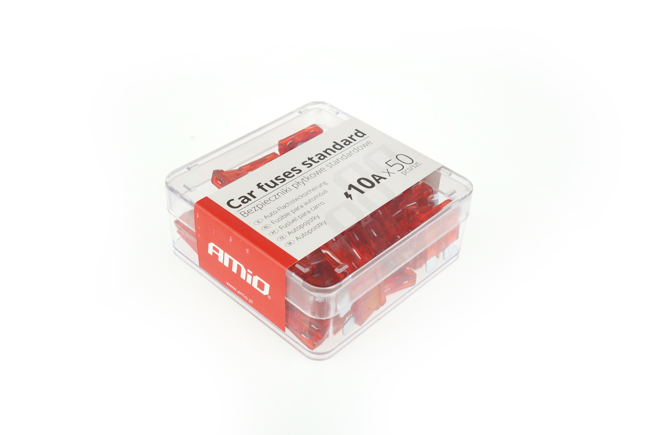 CAIXA DE 50 FUSIVEIS STANDARD 10 AMP