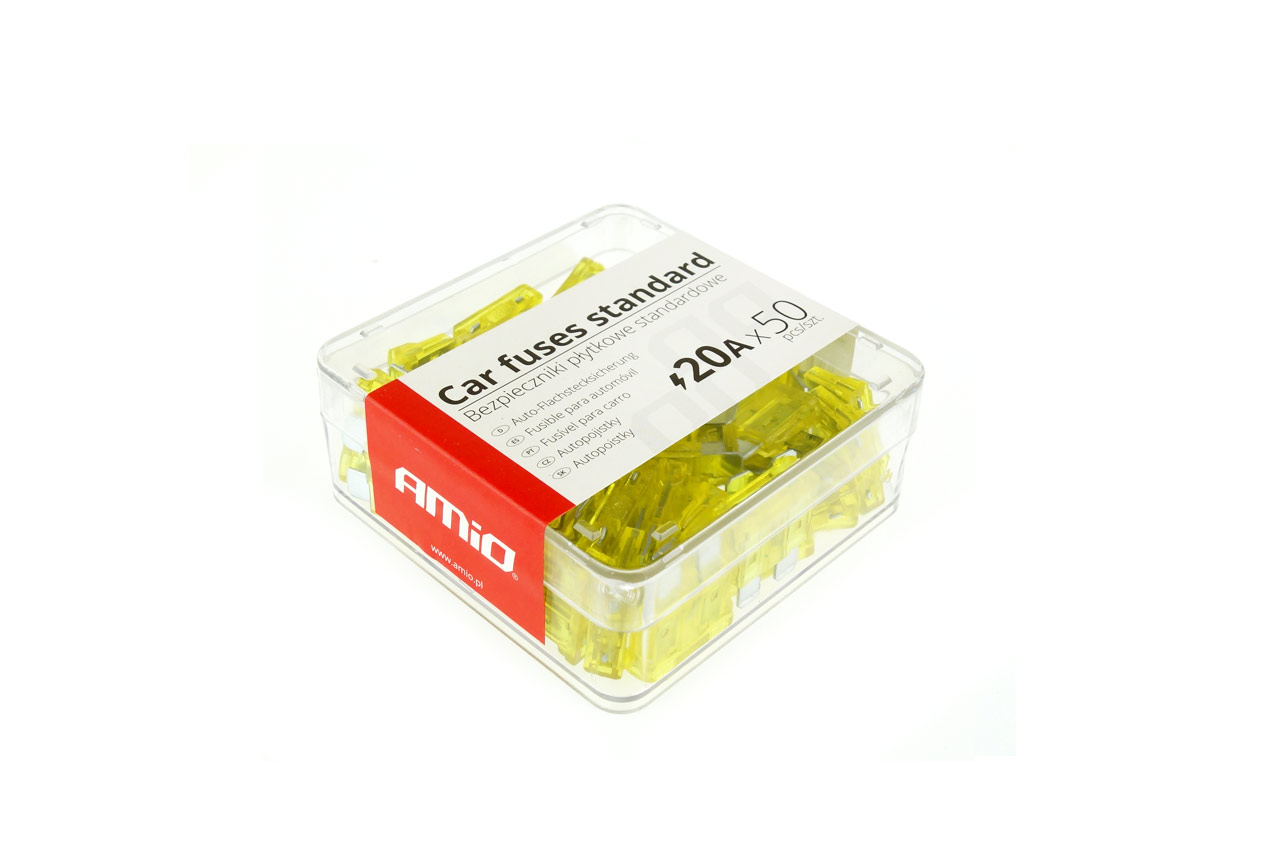 CAIXA DE 50 FUSIVEIS STANDARD 20 AMP