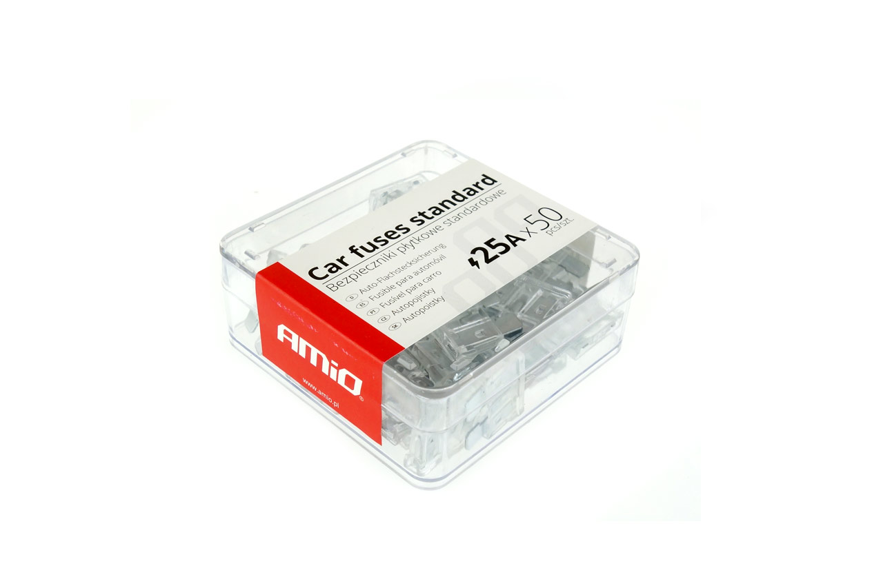 CAIXA DE 50 FUSIVEIS STANDARD 25 AMP