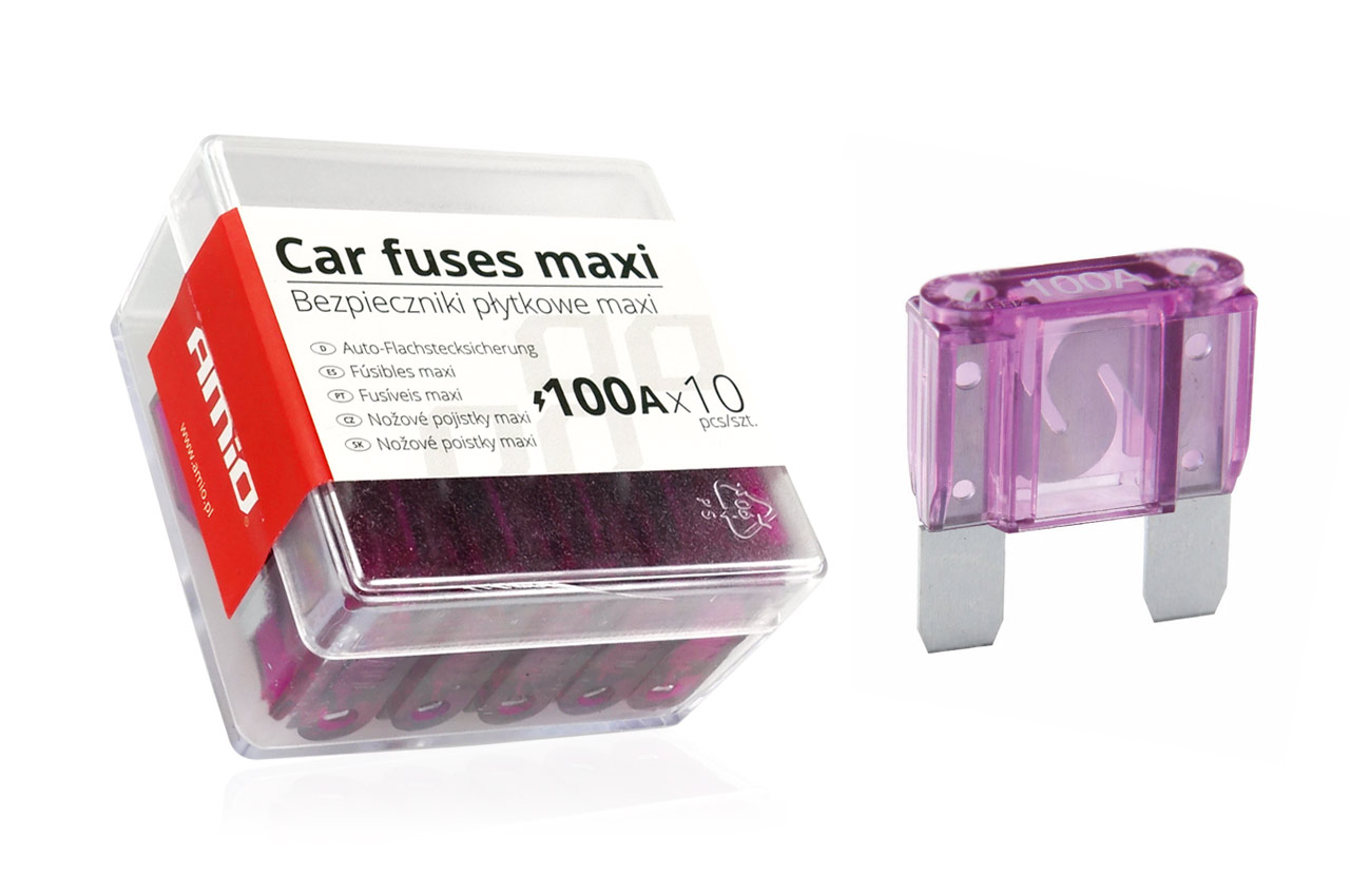 CAIXA DE 10 FUSIVEIS MAXI 100AMP