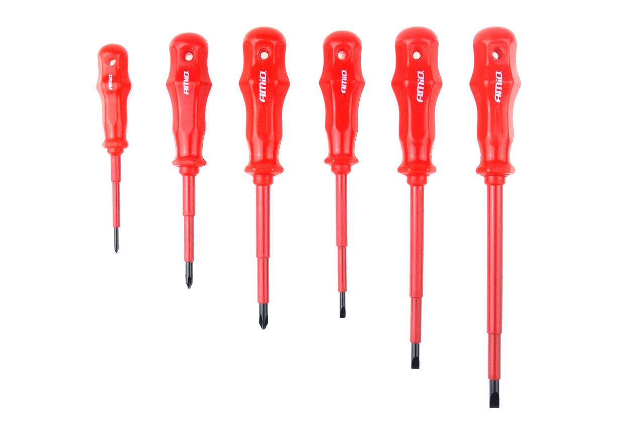 KIT DE CHAVES FENDA E ESTRELA ISOLADAS 6PCS