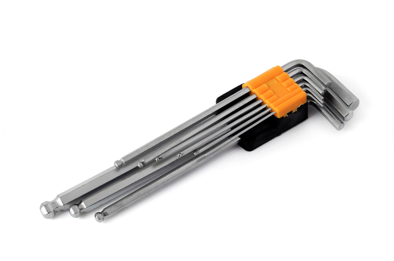 KIT  CHAVES IMBUS key LONG 230mm 9 pcs IKL