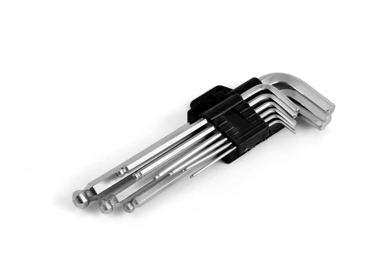 KIT  CHAVES IMBUS key Short 125mm 9 pcs TKS