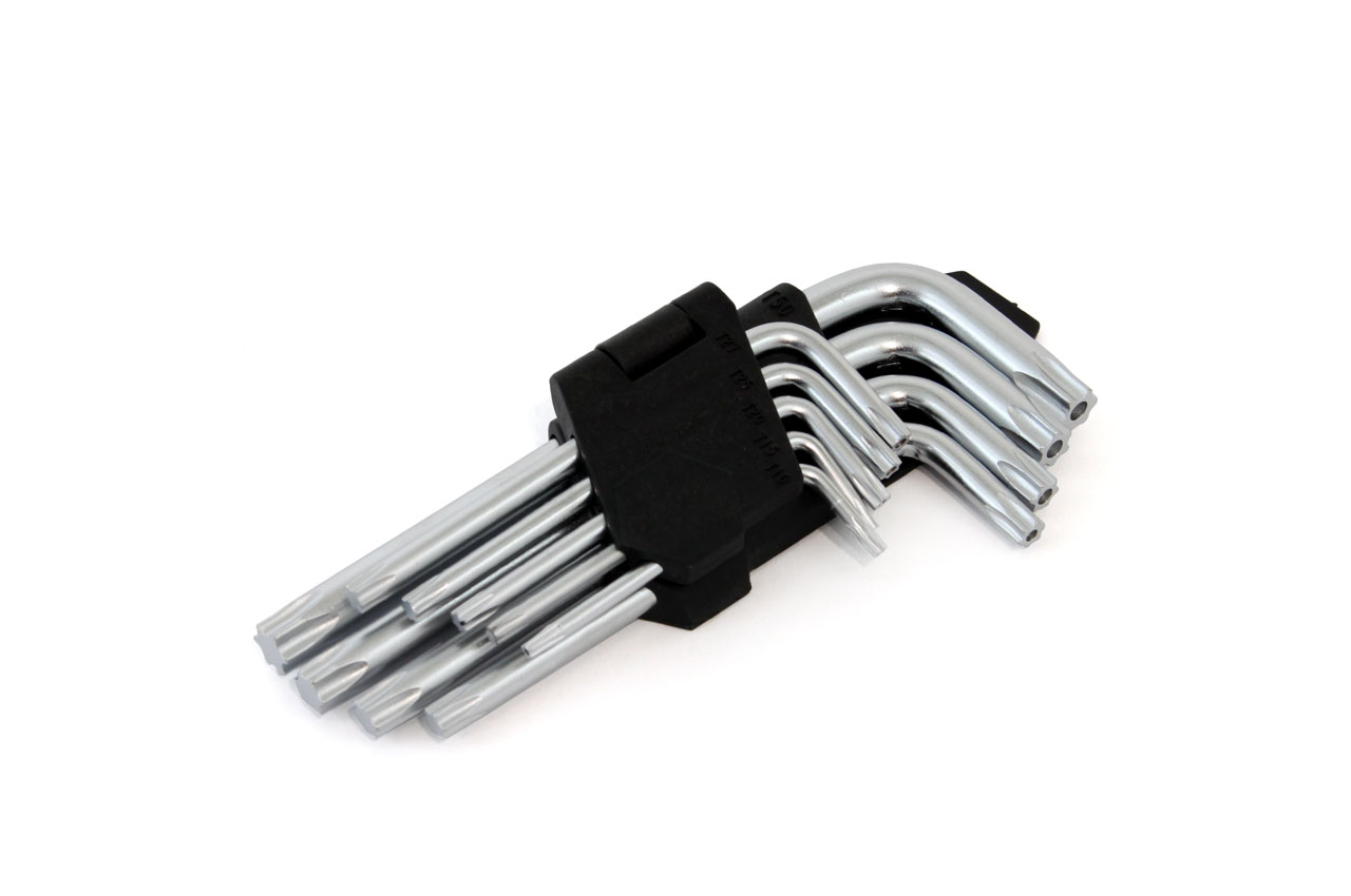 KIT  CHAVES TORX key Short 125mm 9 pcs TKS