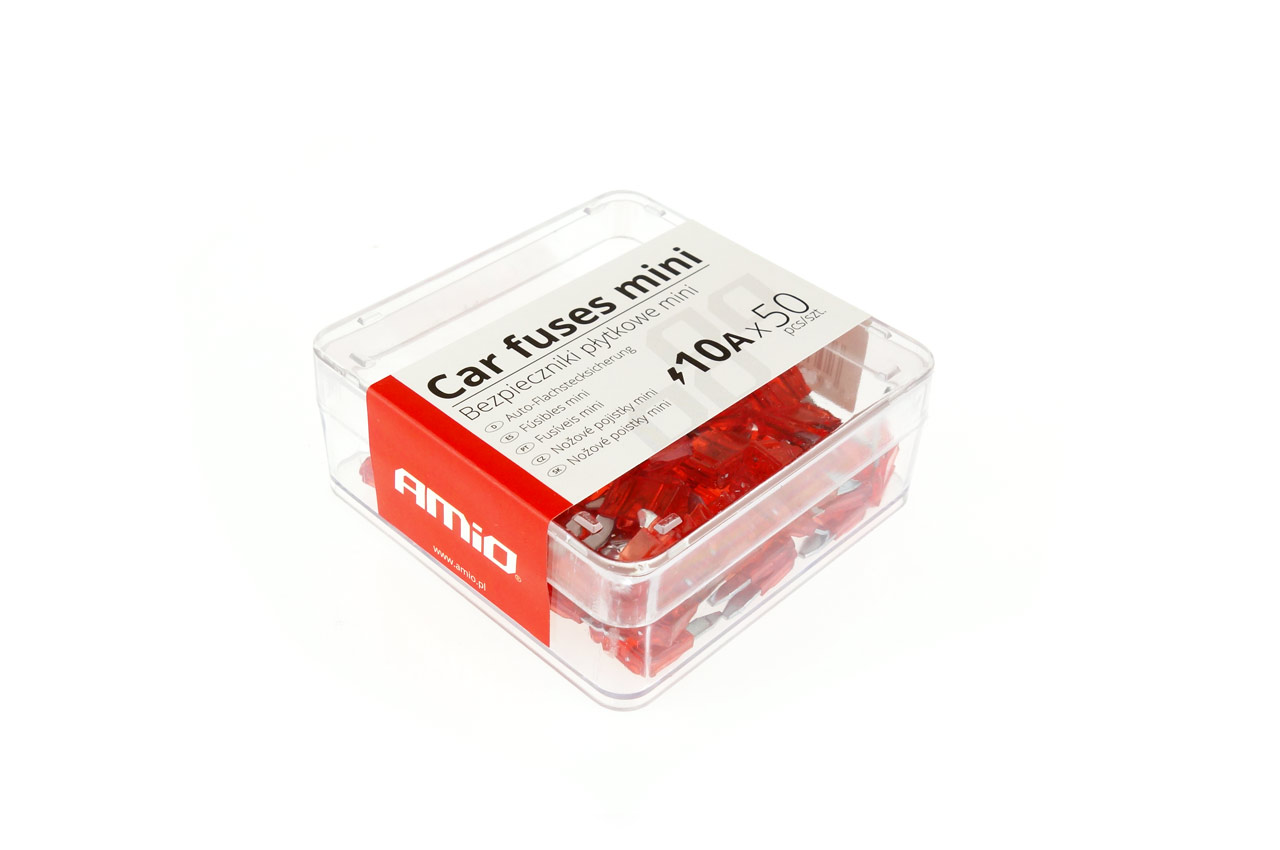 CAIXA DE 50 MINI FUSIVEIS  10 AMP