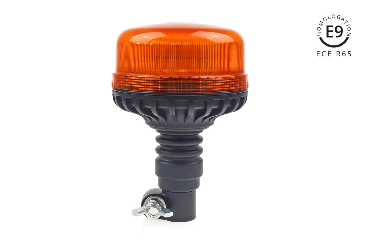 ROTATIVO FLEXIVEL PARA HASTE 12/24V 36 LEDS HOMOLOGADO