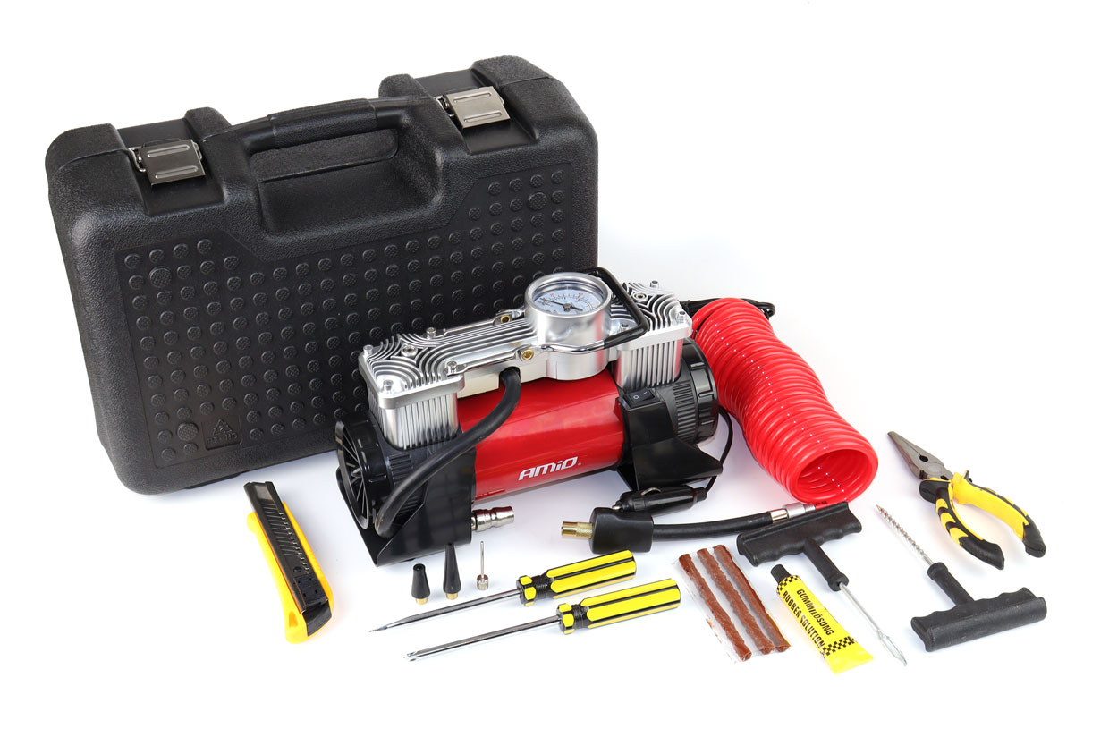 KIT DE COMPRESSOR BICILINDRICO EM METAL