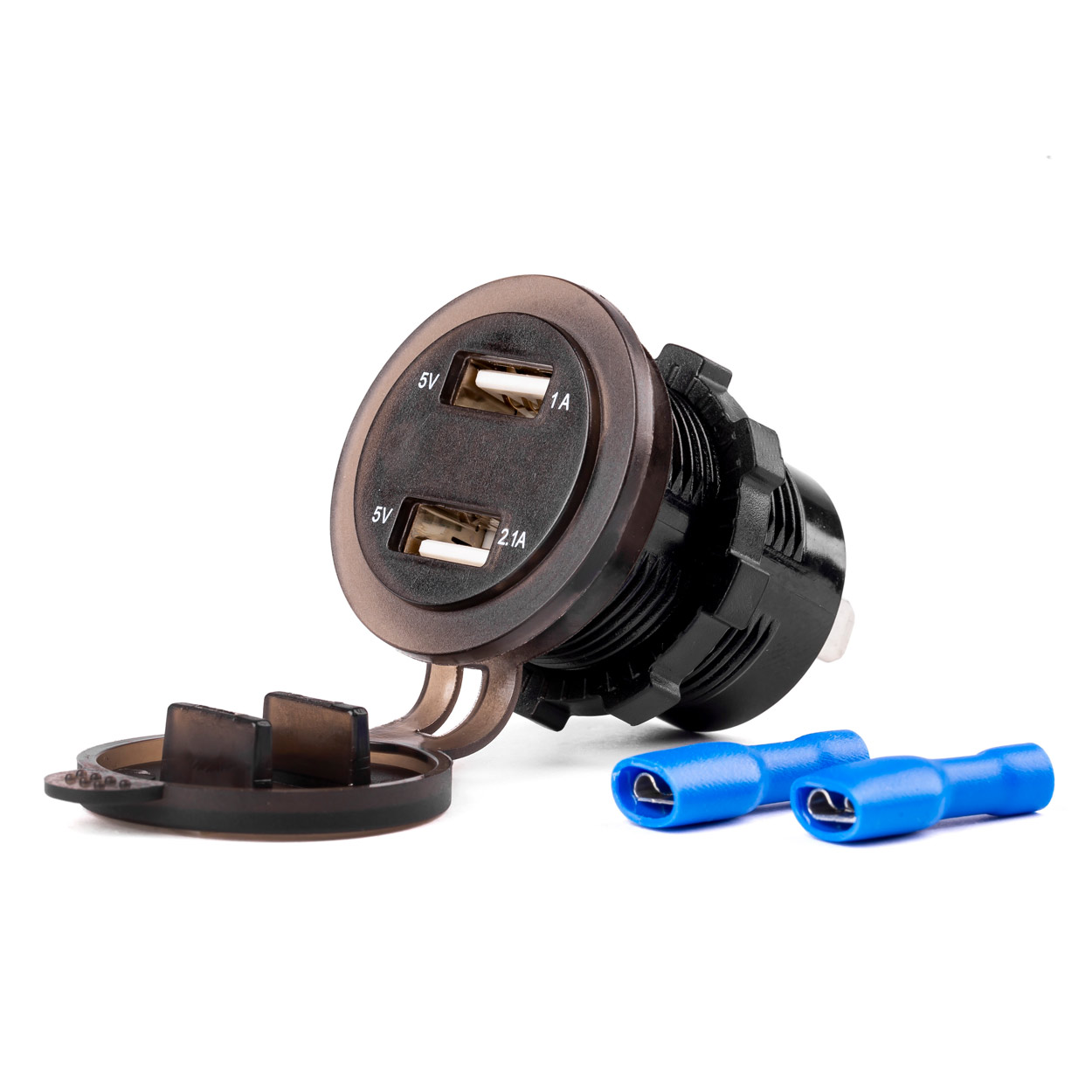 CARREGADOR DE TELEFONE A PROVA D´ AGUA  2 USB