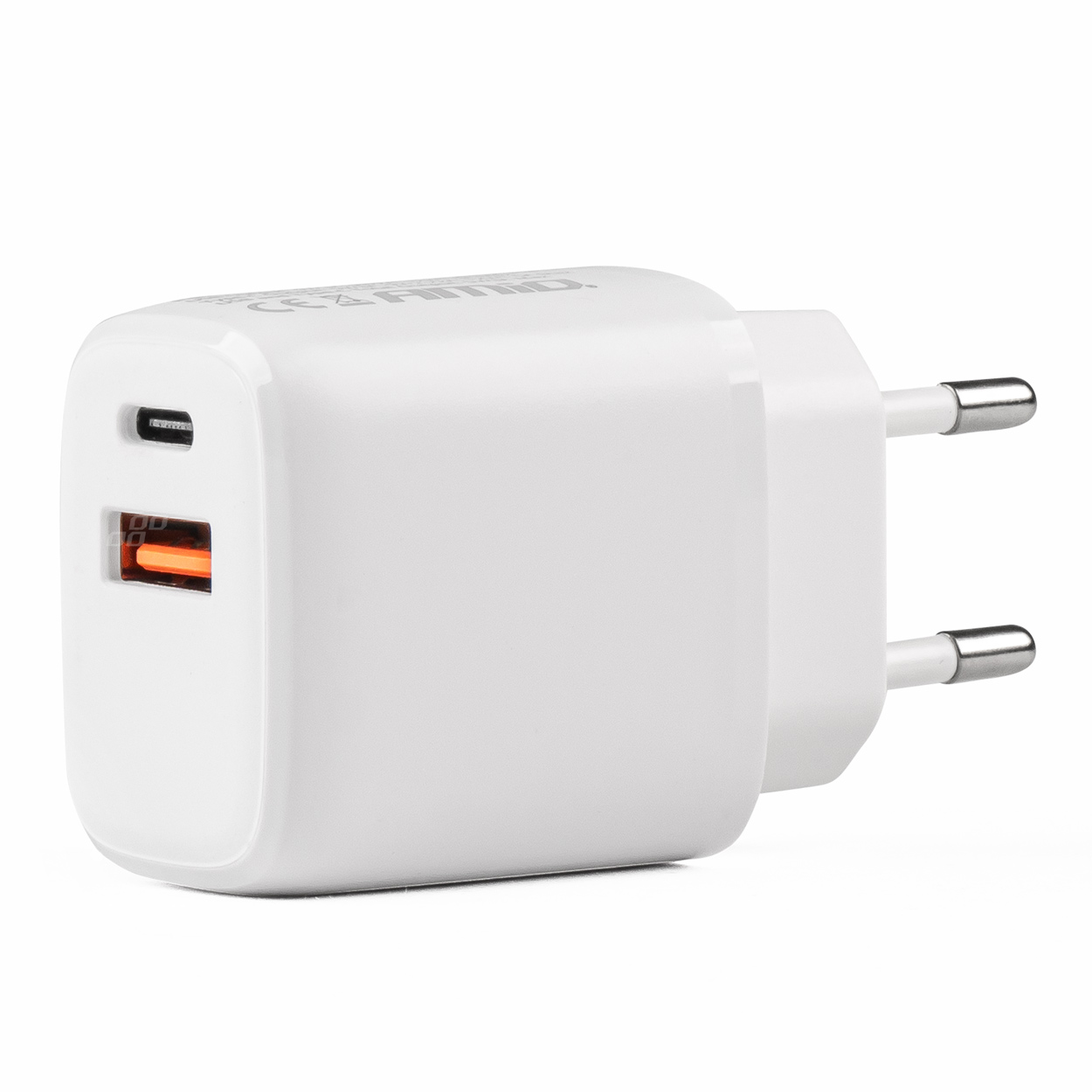 CARREGADOR  USB+USB-C 20W Quick Charge 230V