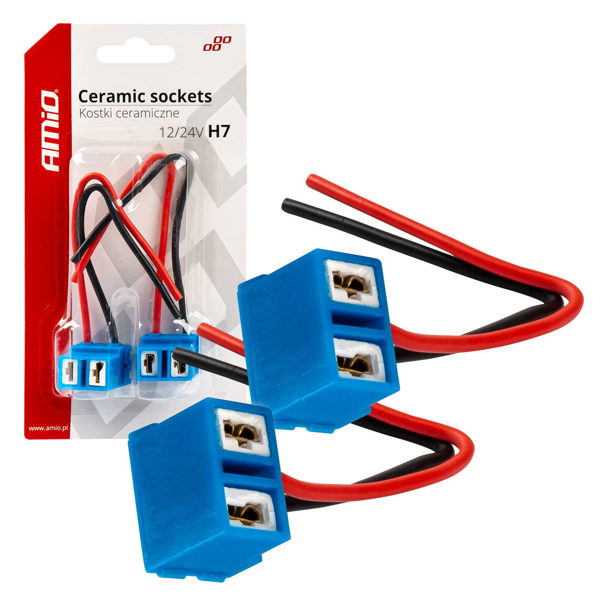 FICHAS EM CERAMICA H7 tipo L 2pc CSL-H7 (blister)