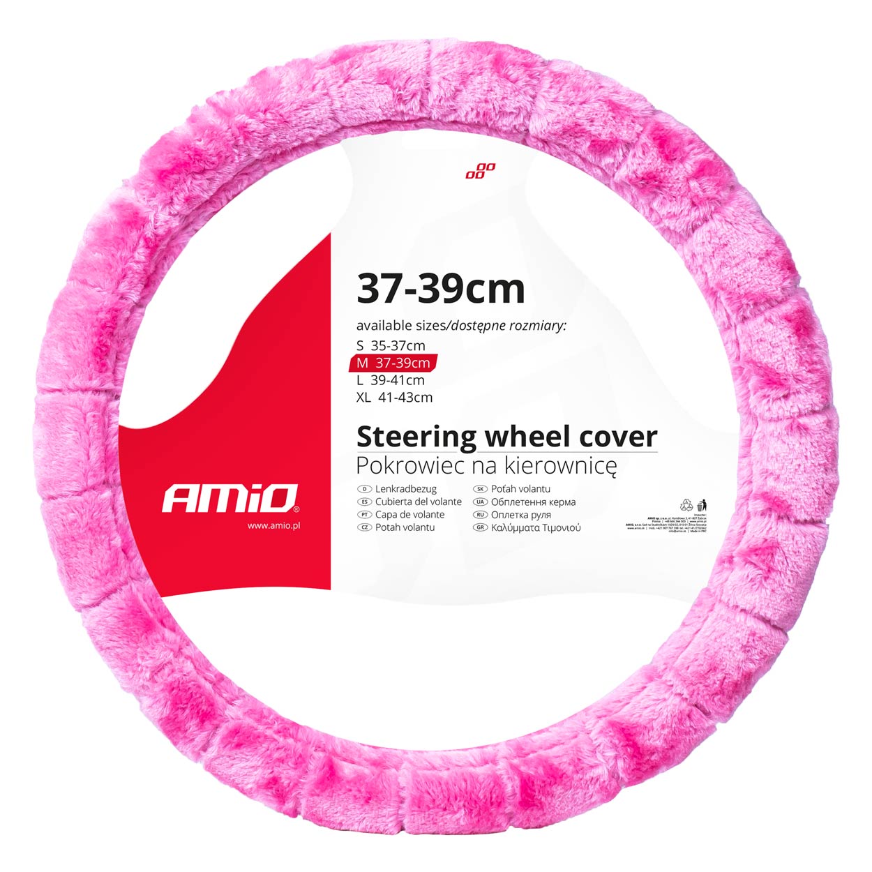 CAPA DE VOLANTE SWC-54-M (37-39CM) PINK