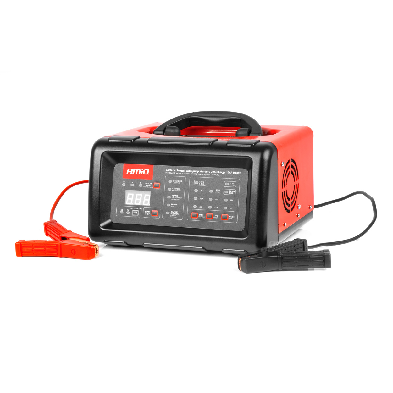 CARREGADOR DE BATERIA DIGITAL 20A 6/12V