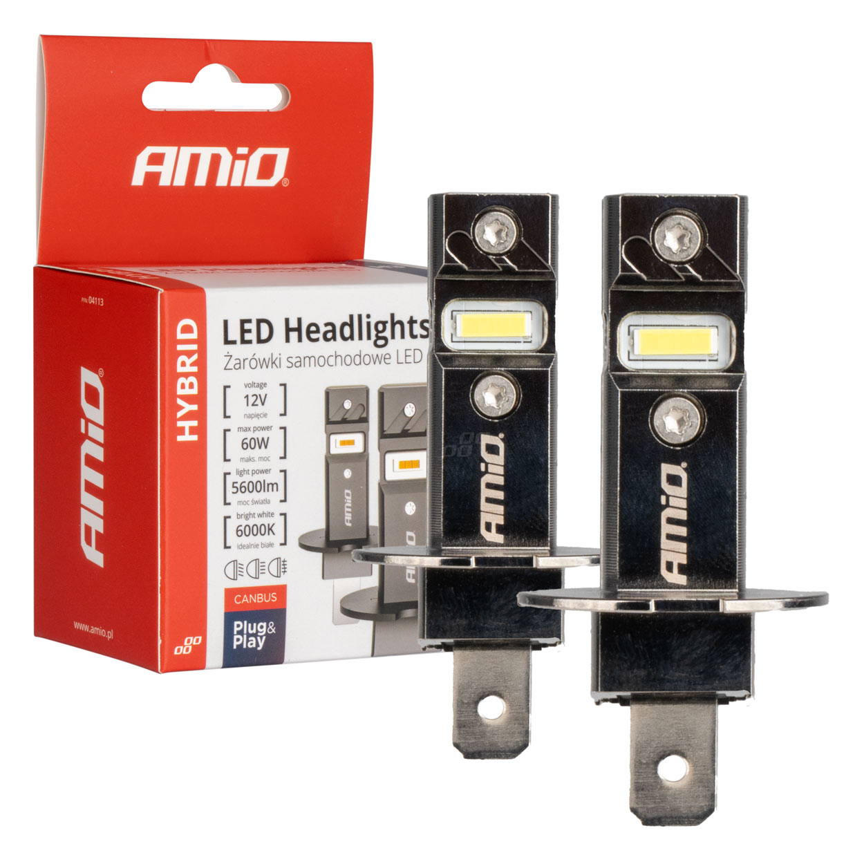KIT DE LEDS HIBRID SERIES H3X2 6000K CANBUS 60W