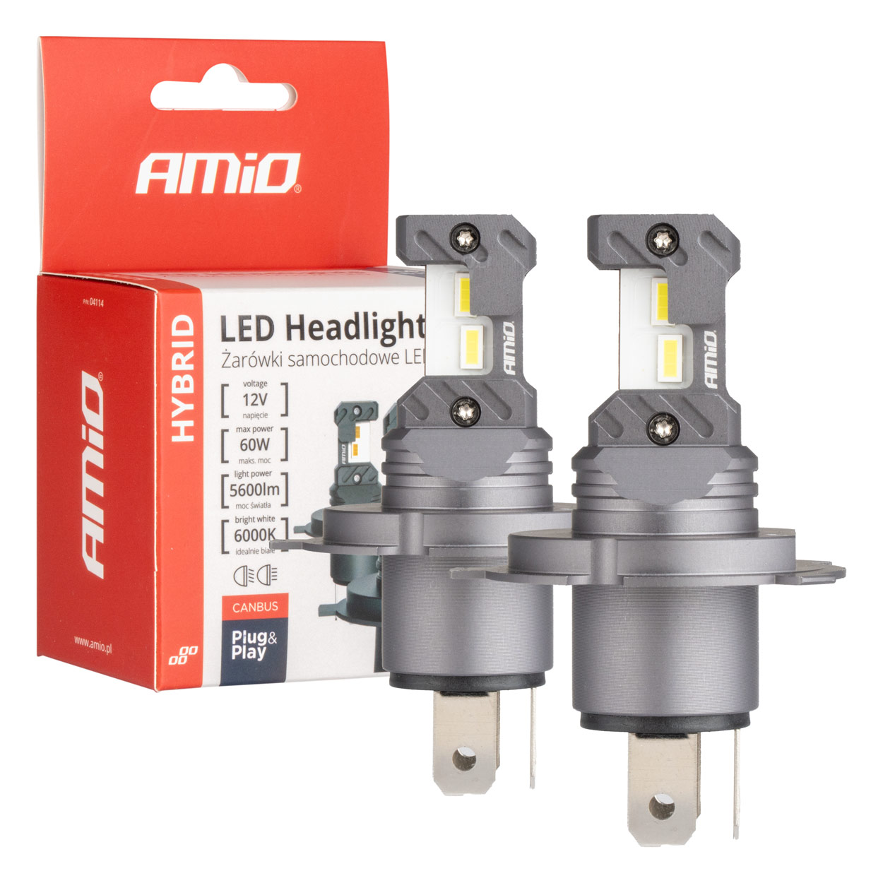 KIT DE LEDS HIBRID SERIES H4X2 6000K CANBUS 60W