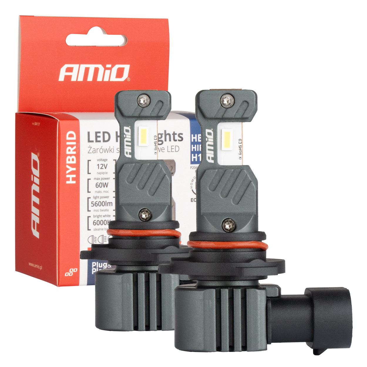 KIT DE LEDS HIBRID SERIES HB3 HIR1 H10X2 6000K CANBUS 60W