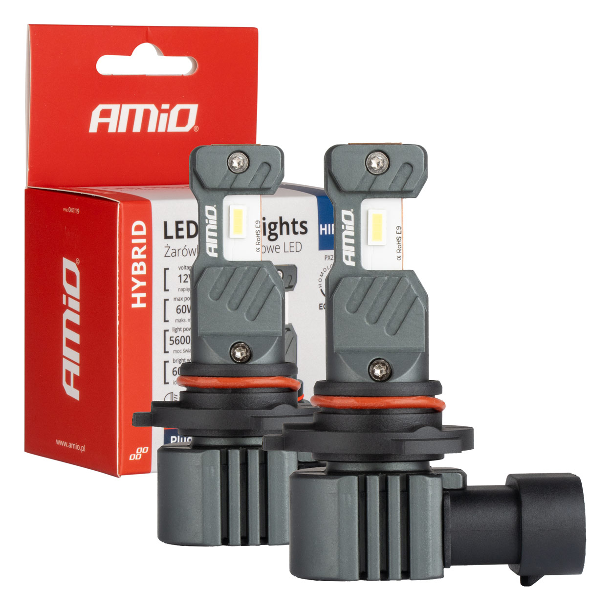 KIT DE LEDS HIBRID SERIES HIR2X2 9006 6000K CANBUS 60W