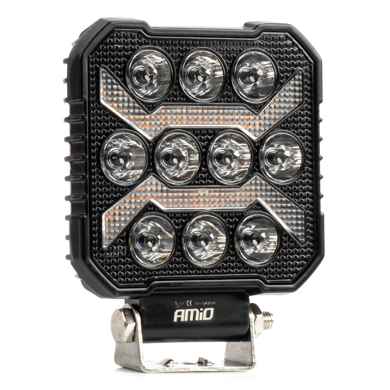 FAROL DE TRABALHO QUADRADO 10 LEDS 54W 6500K   9-36V