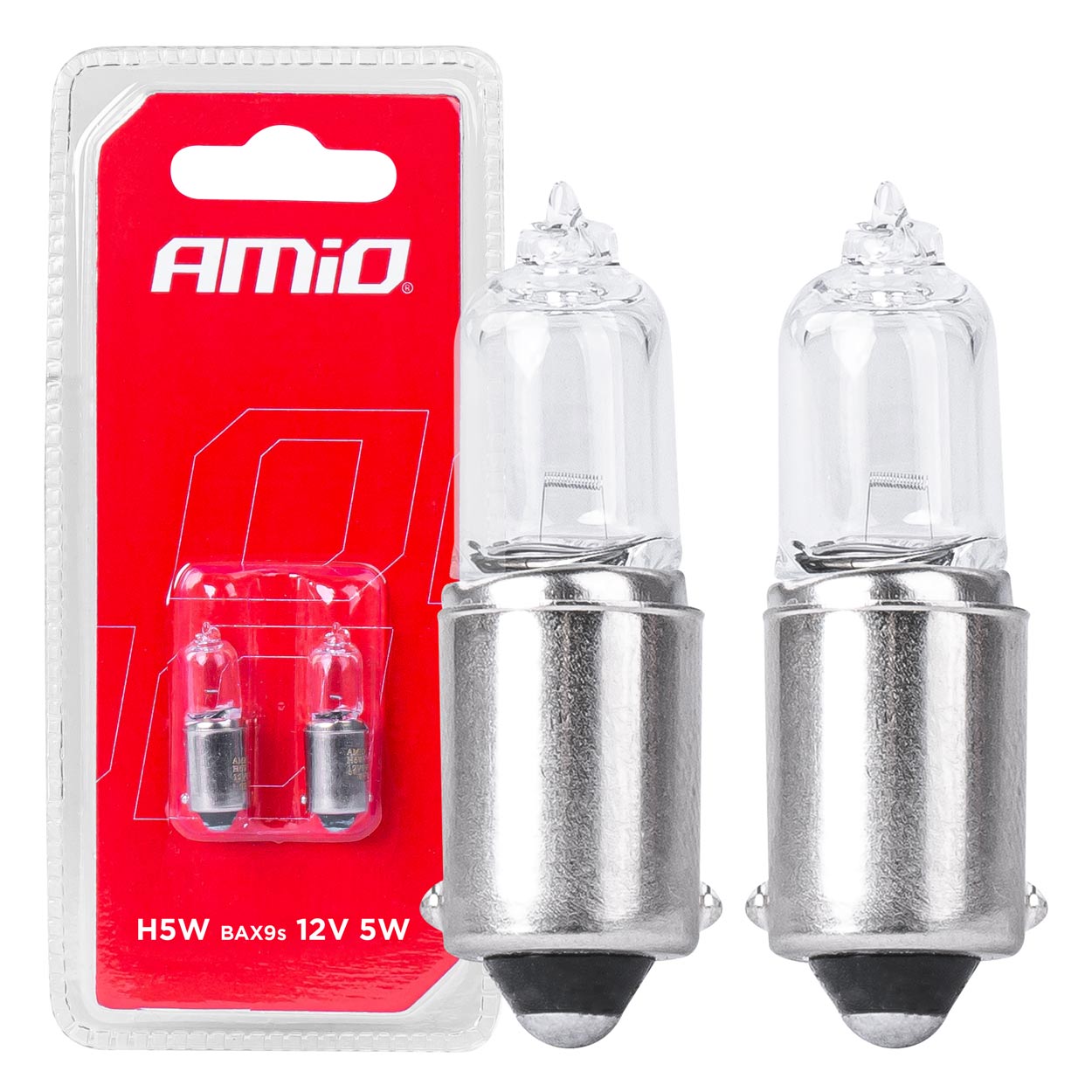 LAMPADAS HALOGENIO BAX9S H5W  12V  5W  (BLISTER)
