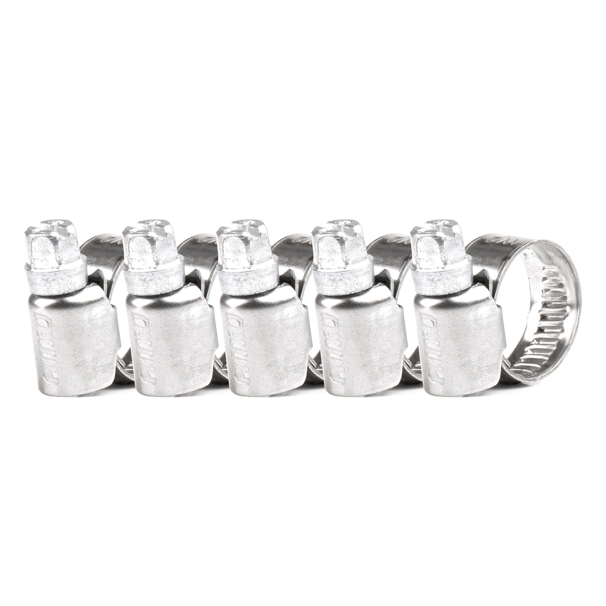 KIT DE 5 ABRAÇADEIRAS METALICAS 8-16mm/9mm W2 EM BLISTER
