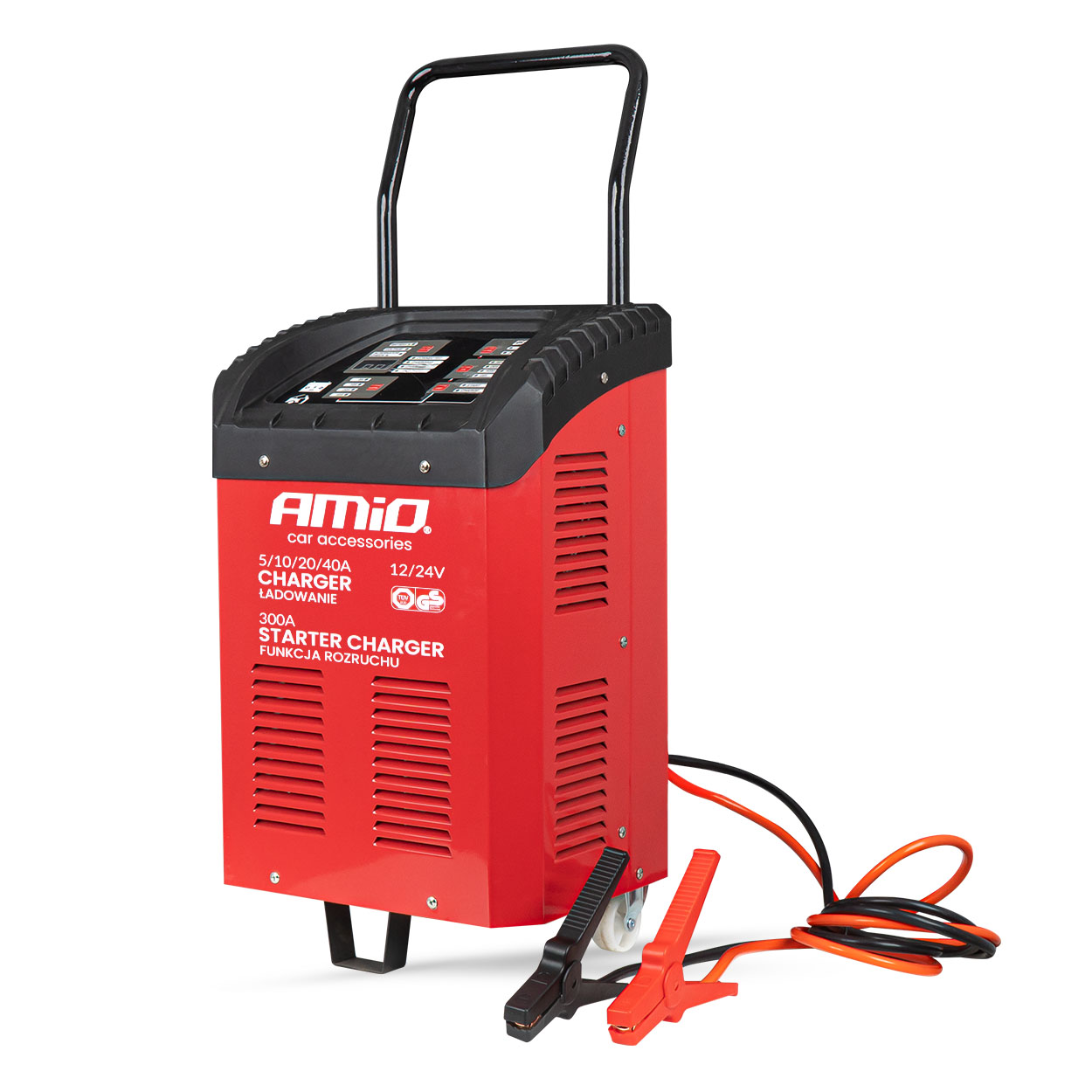 CARREGADOR DE BATERIA 40A 12/24V COM BOOSTER 300A