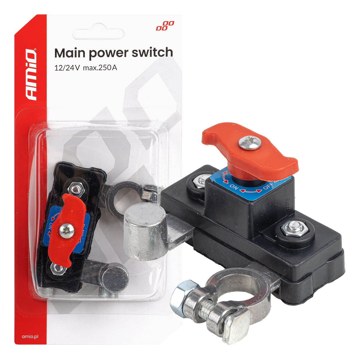 INTERRUPTOR DE ALIMENTAÇÃO PRINCIPAL 12V- 48V MAX.250AMP