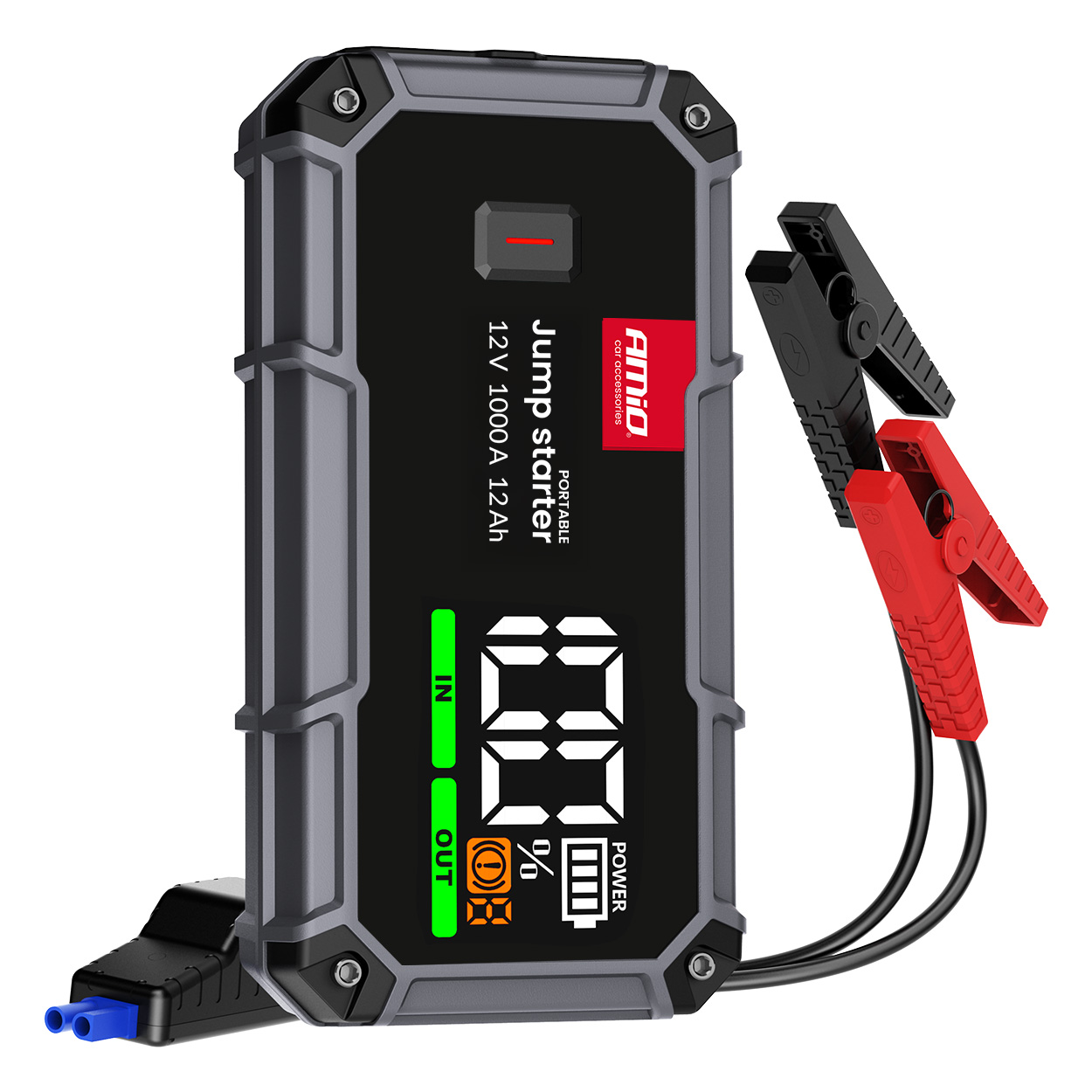 BOOSTER PORTATIL 3 EM 1 12V 12Ah 1000A PRO