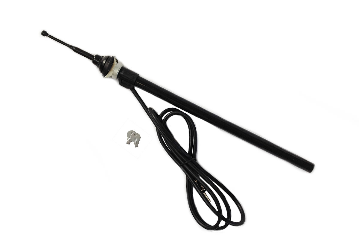 ANTENA DE GUARDA LAMAS TELESCOPICA PRETA (0/30º)