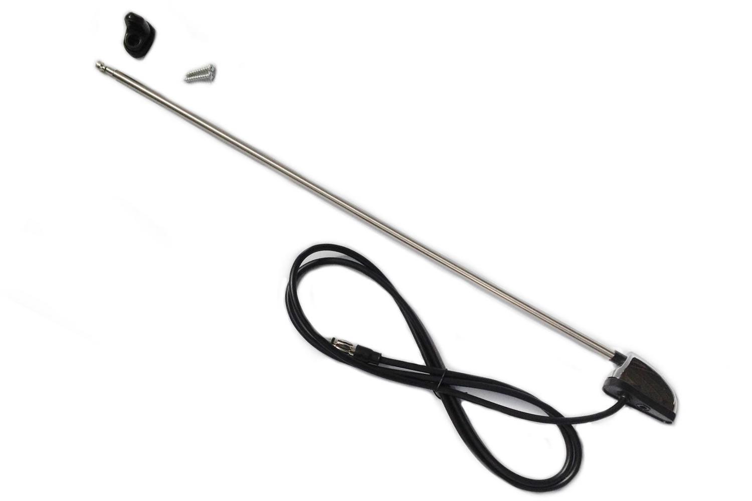ANTENA DE COLUNA CROMADA
