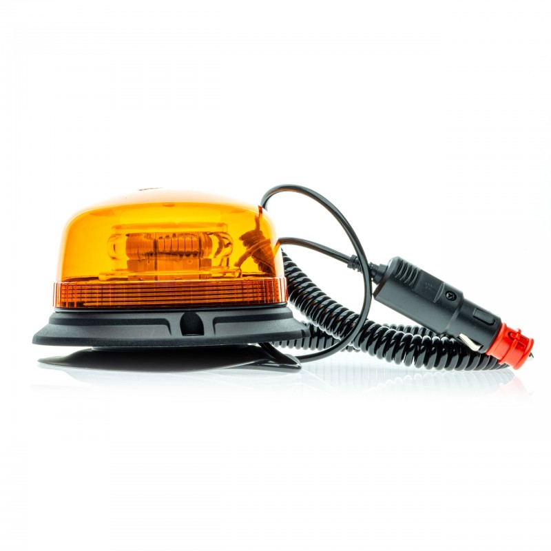 ROTATIVO DE LEDS 12/24V 19W BASE PLANA/MAGNETICO