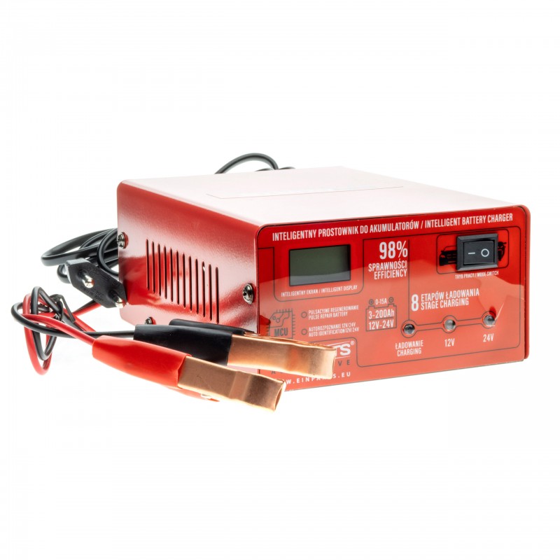 CARREGADOR DE BATERIA INTELIGENTE 12/24V 15A