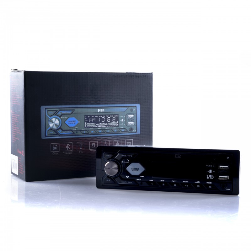 RADIO 1 DIN USB MICRO SD BLUETOOTH COR AZUL