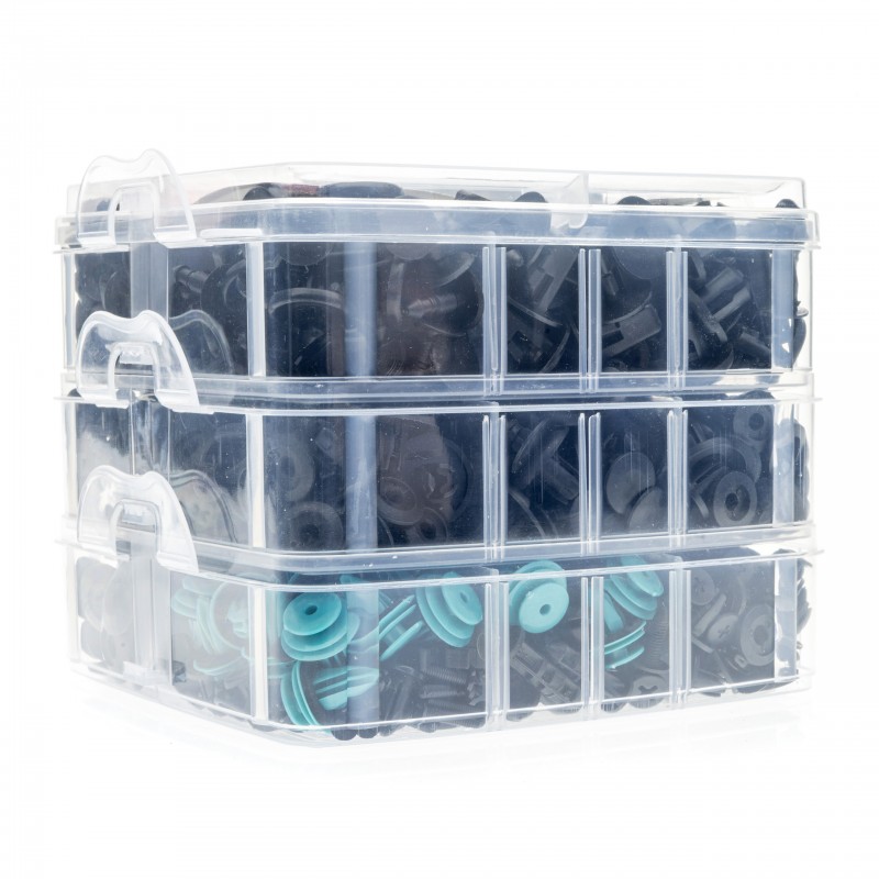 CAIXA DE MOLAS DE FIXAÇAO UNIVERSAIS  635PCS